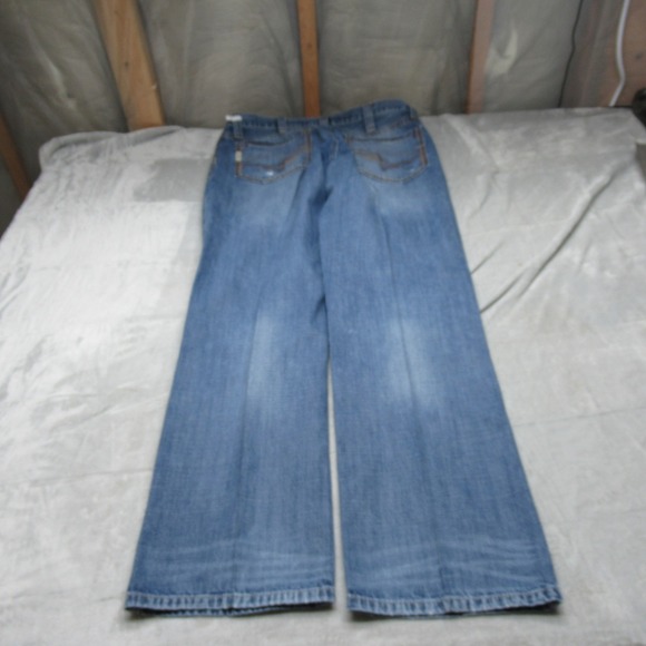 Cinch Green Label Jeans Mens 35x35 Blue Denim Bootcut Medium Wash Classic Fit - Picture 2 of 16